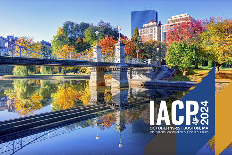 Boston background with IACP text layover