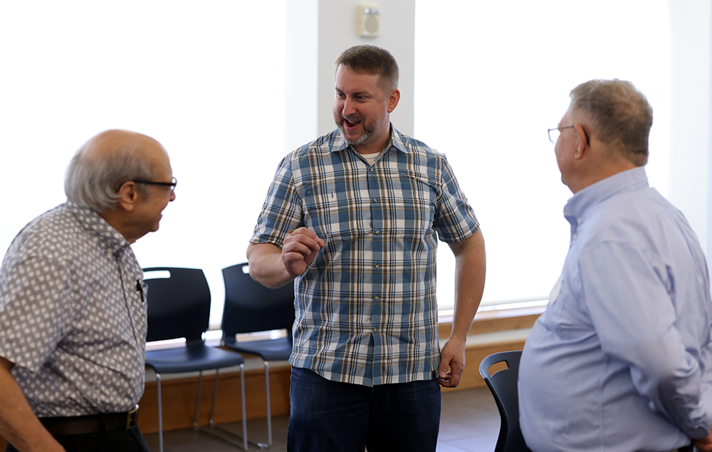 John Konya connects with former classmates, friends and family at BIS event in Charlottesville