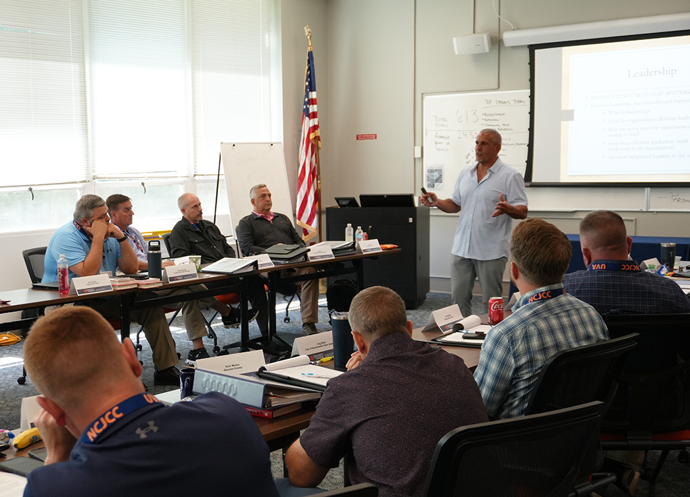 Chief Longo Instructs Class