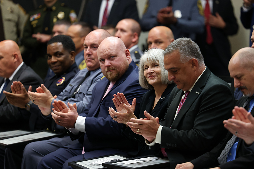 NCJCC student clap during completion ceremony